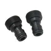 Conectores rápidos macho de 3/4" con adaptador de boquilla, conector giratorio de tubería de agua, conector de plástico, 6 piezas